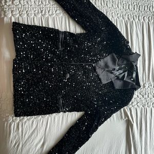 Sparkly Black Blazer